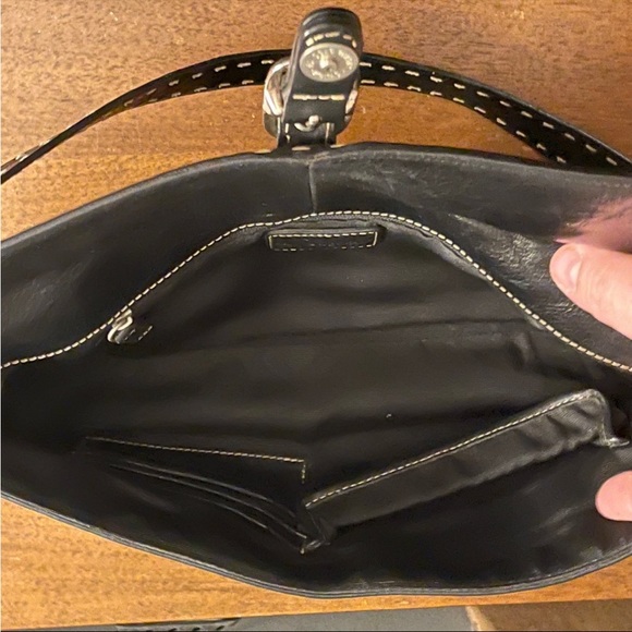 Black Leather Satchel by El Portal - Great Used Condition! - Picture 8 of 11